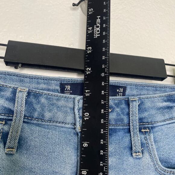 Hollister Womens Jeans Size 28 Ultra High Rise Skinny Ankle Denim Blue Casual - Picture 6 of 16